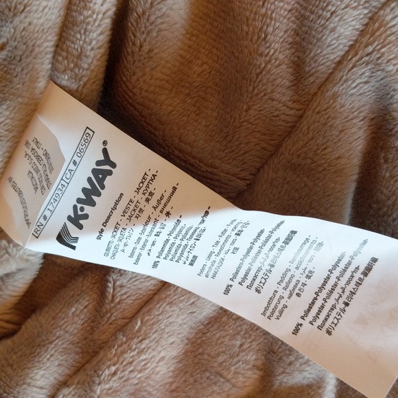 NWT K-Way Lily Micro Ripstop Marmottablue Depth Jacket - Picture 7 of 16